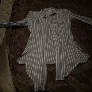 Pinstriped blue and white H&M top (never worn)